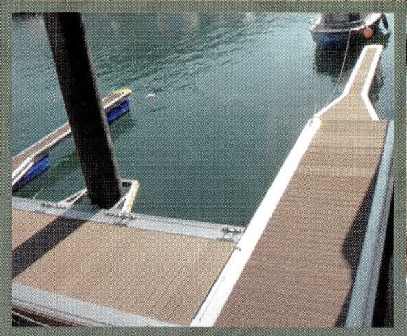 Deck boards made of composite wood